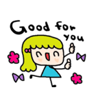 (nenerin日常会話スタンプ392英語気遣い)（個別スタンプ：38）