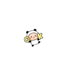 ▶︎動く！超ちいさいパンダタイツまる（個別スタンプ：2）
