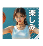 【バスケ女子】セクシーお姉さん（個別スタンプ：7）