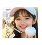 ゴルフボール♡美女（個別スタンプ：6）