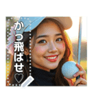 ゴルフボール♡美女（個別スタンプ：10）