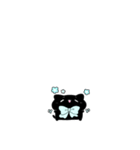【小さい】水色リボンのゆるいこねこ（個別スタンプ：25）