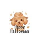 トイプードル(リアルタッチ、アプリコット)（個別スタンプ：39）