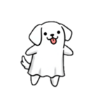 [アレンジ用]イヌオバケ2（個別スタンプ：1）