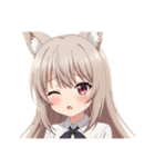 きつねみなみちゃんの日常（個別スタンプ：17）