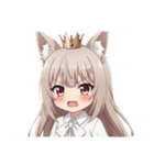 きつねみなみちゃんの日常（個別スタンプ：19）