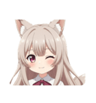 きつねみなみちゃんの日常（個別スタンプ：21）