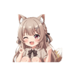 きつねみなみちゃんの日常（個別スタンプ：28）