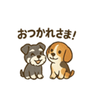 ミニチュアシュナウザーと仲間たち（個別スタンプ：17）
