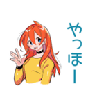 ポップな女の子の秋★スタンプ（個別スタンプ：2）