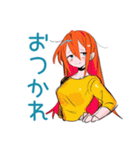 ポップな女の子の秋★スタンプ（個別スタンプ：3）