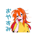 ポップな女の子の秋★スタンプ（個別スタンプ：17）