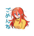 ポップな女の子の秋★スタンプ（個別スタンプ：28）