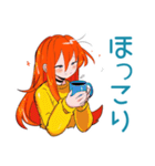 ポップな女の子の秋★スタンプ（個別スタンプ：38）