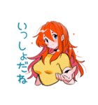 ポップな女の子の秋★スタンプ（個別スタンプ：40）