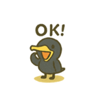 カワウの日向ぼっこ（個別スタンプ：1）