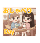 軽音部の女の子②ステッカー風♡（個別スタンプ：4）