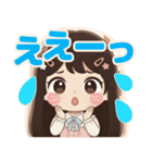 軽音部の女の子②ステッカー風♡（個別スタンプ：18）