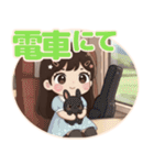 軽音部の女の子②ステッカー風♡（個別スタンプ：22）