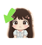 軽音部の女の子②ステッカー風♡（個別スタンプ：34）