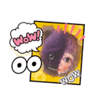 cocoart「はんぶんわたし」（個別スタンプ：8）