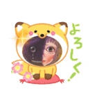 cocoart「はんぶんわたし」（個別スタンプ：10）