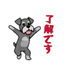 [了解です専用]シュナウザー（個別スタンプ：6）