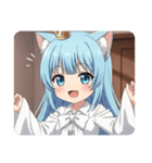 前髪ぱっつんアリサスタンプ（個別スタンプ：27）