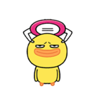 くちばしぽってりヒヨコたち（個別スタンプ：18）