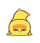 くちばしぽってりヒヨコたち（個別スタンプ：22）
