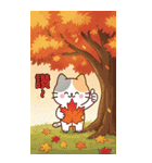 小発ニャンの秋（個別スタンプ：6）
