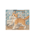 動く！ドット絵風のネコ（個別スタンプ：3）