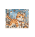 動く！ドット絵風のネコ（個別スタンプ：4）