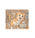 動く！ドット絵風のネコ（個別スタンプ：6）