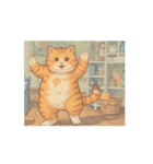 動く！ドット絵風のネコ（個別スタンプ：10）