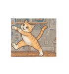 動く！ドット絵風のネコ（個別スタンプ：15）