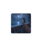 恋人と海とオーロラの夜✨️Aurora Night（個別スタンプ：2）