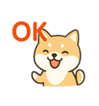豆柴のスタンプ shiba dog stamp（個別スタンプ：5）