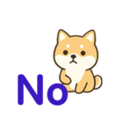 豆柴のスタンプ shiba dog stamp（個別スタンプ：6）