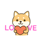 豆柴のスタンプ shiba dog stamp（個別スタンプ：7）