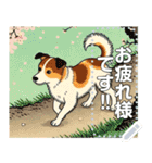【犬】浮世絵風なワンちゃん達（個別スタンプ：12）