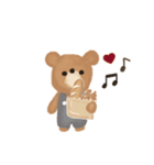 秋を楽しむ くま＆カフェ（個別スタンプ：8）