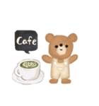 秋を楽しむ くま＆カフェ（個別スタンプ：23）