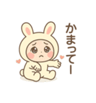 ネガティブ満載！疲れた時のうさぎ着ぐるみ（個別スタンプ：39）