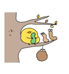 へんてこなヒヨコの優しい秋（個別スタンプ：32）