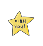 メッセージ·ステッカー(韓国語 - 英語)（個別スタンプ：14）