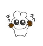 情緒不安定ぴえうさちゃん 秋（個別スタンプ：34）