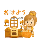 キュート♡おだんごガール・秋【3D】（個別スタンプ：2）