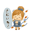 キュート♡おだんごガール・秋【3D】（個別スタンプ：25）