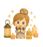 キュート♡おだんごガール・秋【3D】（個別スタンプ：33）